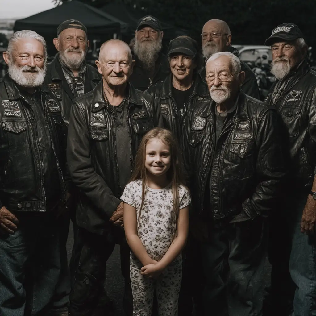 Fifty Bikers Shut Down the Highway to Save the Barefoot Girl Running for Her Life