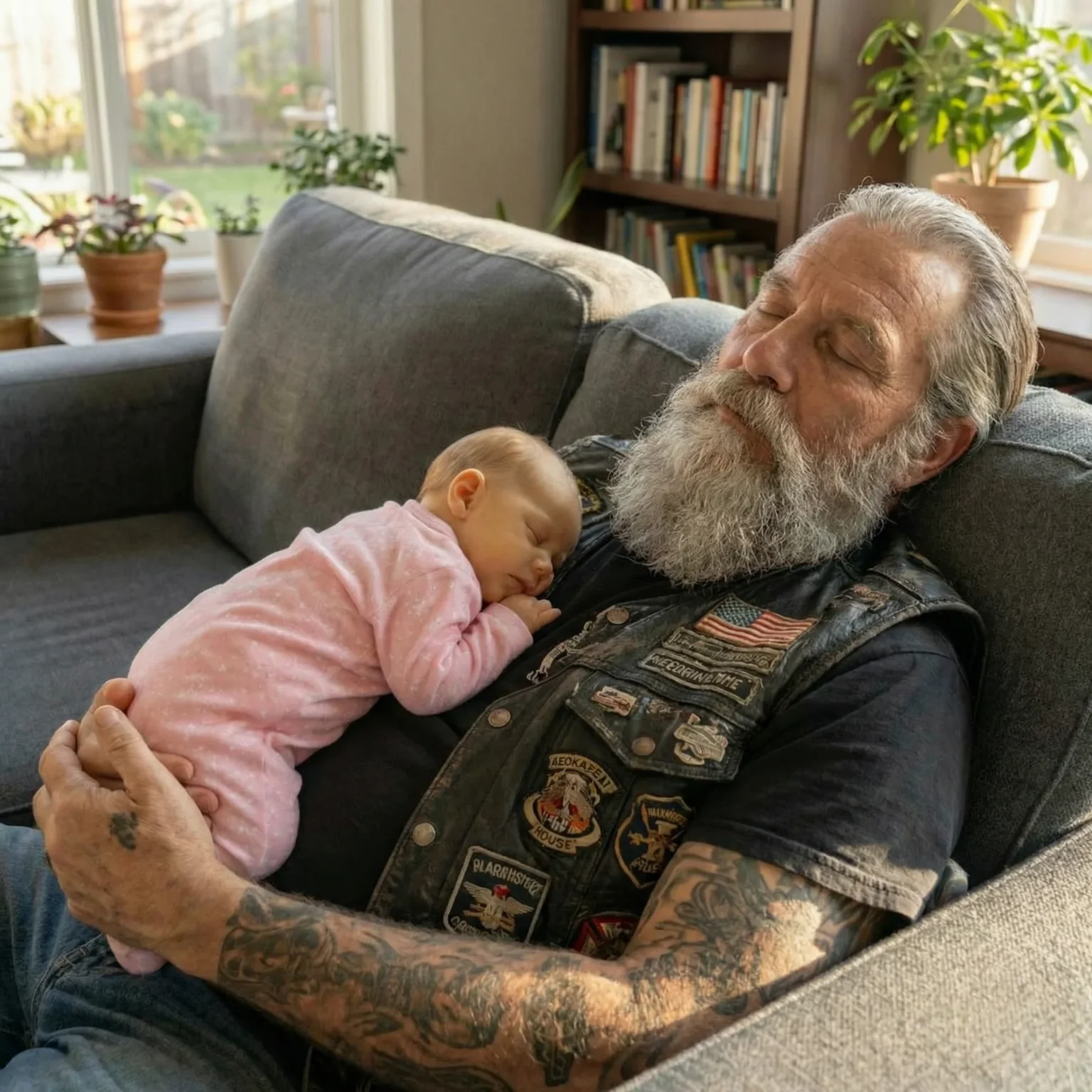I’m a 68-Year-Old Biker Who Adopted the Baby Nobody Else Wanted