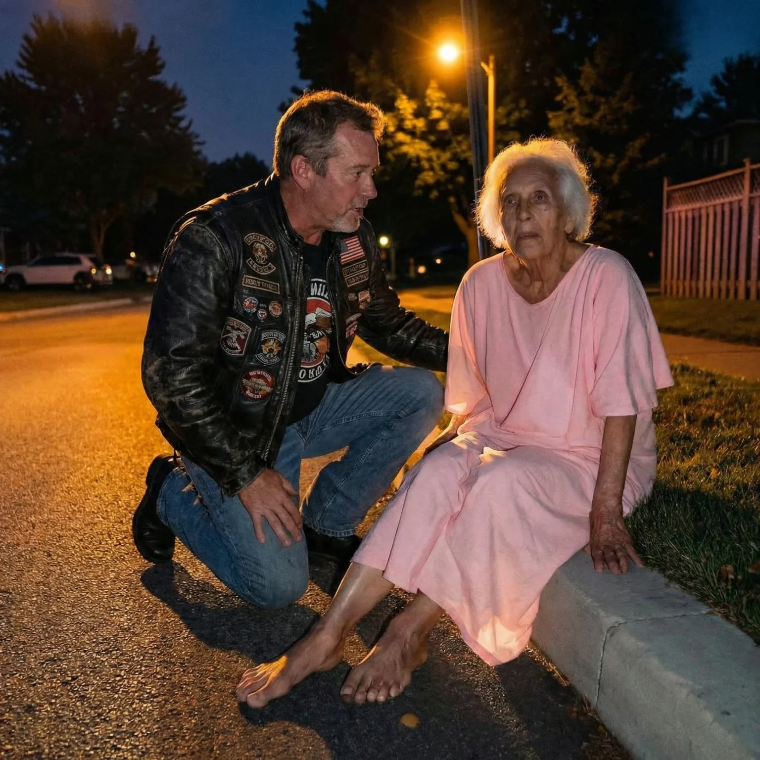 The Old Woman on the Curb Who Begged Me Not to Take Her Back